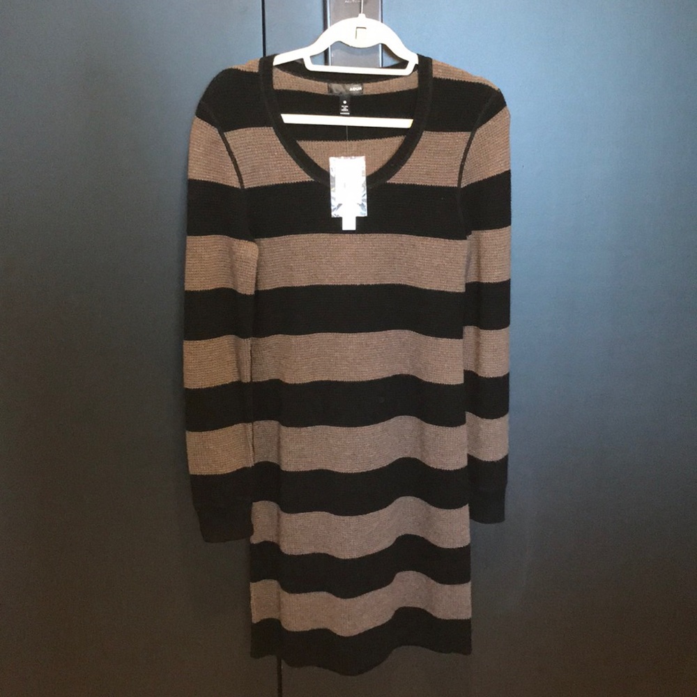 Bloomingdale’s Aqua wool & cashmere sweater dress